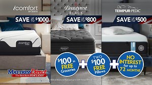 It’s the Mattress Direct July 4th Sale! Save up to $1,000 on our top brands…plus $100 in Free groceries and two $100 Free pillows. And get a Free adjustable powerbase with Beautyrest Silver mattresses! Hurry in now, when it’s over it’s over! Mattress Direct, The Best rest for Less! | Mattress Direct | Facebook