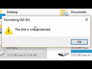 Fix : USB Write Protection Error in Windows