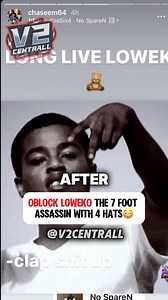The 7 Foot Assassin With 4 Hats ( Oblock Loweko)😳 #chiraq #drill ￼ | Cristian NJB