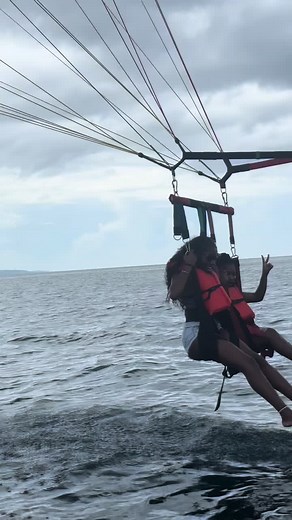 Parasailing Adventure Over Calm Waters