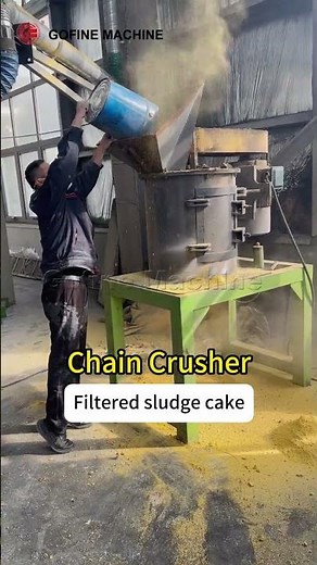 Vertical Crusher Grinding Mill for Sulfurous Filter Press Cake #crusher