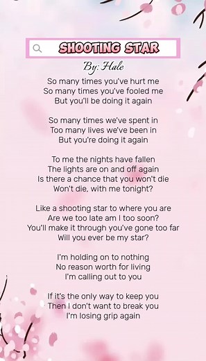 Shooting Star by Hale: Complete Lyrics & Meaning