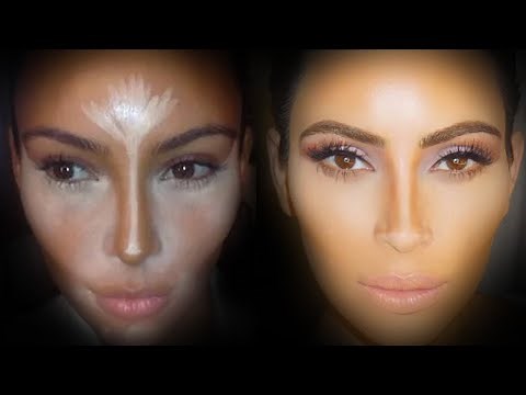 HOW TO CONTOUR AND HIGHLIGHT LIKE KIM KARDASHIAN