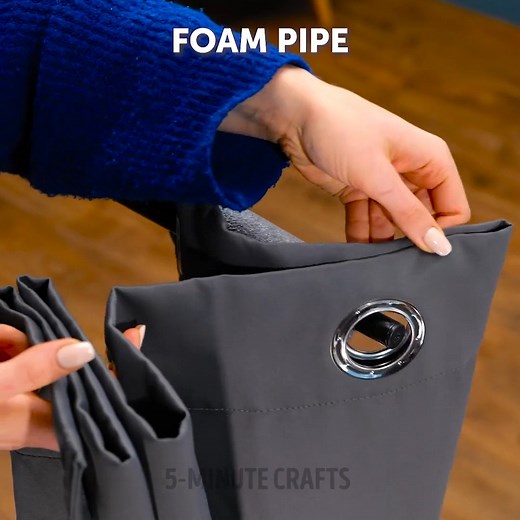 The secret to hang curtains correctly #diy #me #home | 3-Minute Hacks