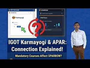 IGoT Karmayogi Portal Login & Mandatory Courses Explained | APAR on SPARROW Impact? Full Guide