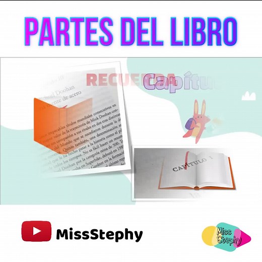 Descubre las Partes Internas y Externas de un Libro | Aprende con MissStephy