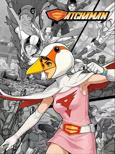 Jun the Swan – The Fierce Heroine #gatchaman #retro #AnimeArt #RetroAnime #70sanime #VintageVibes