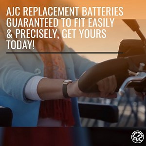 AJC Battery Compatible with Pride Mobility Jazzy 1103 1113 1113 ATS 1143 12V 35Ah Wheelchair Battery