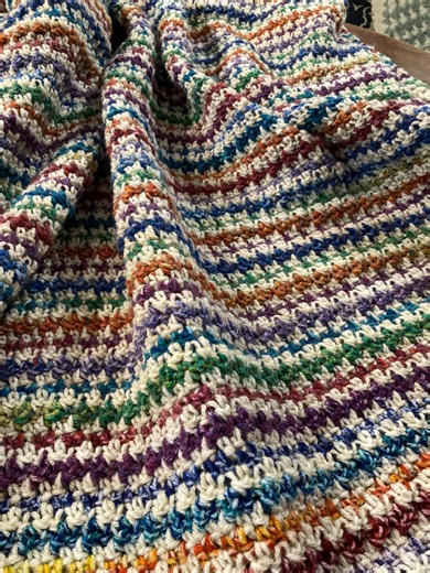 Frost Blossom Throw Blanket Crochet Pattern, Easy Lemon Peel Stitch Blanket, Textured Crochet Pattern, 5 Sizes - Etsy