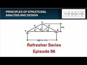 PSAD Refresher 96: Influence Line for a Bridge Truss | Theory of Structures