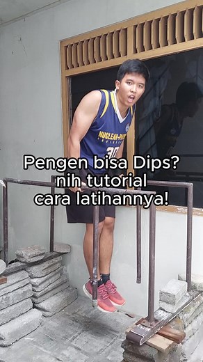 Pengen bisa Dips? nih tutorial cara latihannya! #tutorialdips #dipsworkout #chestworkout #dipstutorial #luthfirambe #chairdips