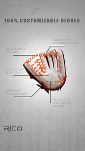 Build your dream glove now! ⚾ Customize your glove easily with our glove customizer. Choose from our Prime, Star, and Ultra series for unmatched quality 💯 Designed for professional, college, and elite players, these gloves offer unparalleled performance, durability, and style 🔥 | Rico Gloves