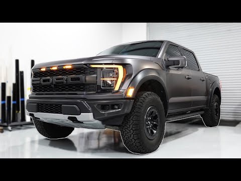 Raptor Reborn! Satin Dark Gray Wrap Transformation