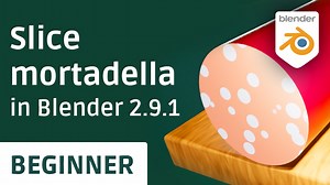 Creating a looping slicing animation in Blender 2.9 | Beginner tutorial