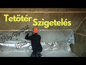 Tetőtér szigetelése - Tetőtér Beépítés