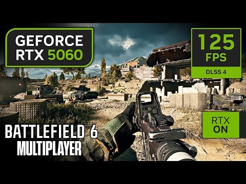 RTX 5060 on Battlefield 6 Multiplayer | 1080p, 1440p with DLSS 4 and Frame Generation!