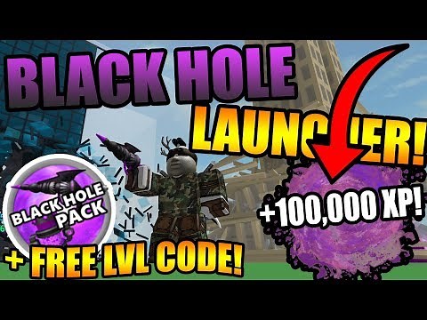 BLACK HOLE LAUNCHER! (+FREE 5 LVLS CODE!) | ROBLOX: Destruction Simulator