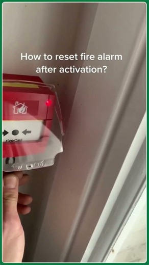 How to reset fire alarm?