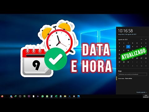 COMO ALTERAR DATA E HORA DO WINDOWS 10 DEFINITIVAMENTE (SEM ERROS)