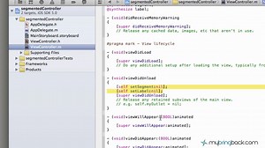 Learn Xcode 4.2 Tutorial iOS iPad iPhone 1.48 Segmented Control and Label pt2