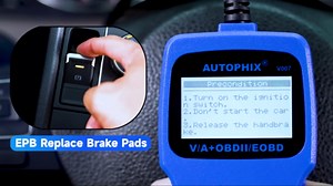 AUTOPHIX V007 OBD2 Diagnostic Scanner for Volkswagen VW Audi Skoda Seat Car Code Reader Check Engine EPB ABS SRS Oil Throttle Brake Pad Reset Tool Diagnosis Scan Tool for All 1996 & Newer Cars