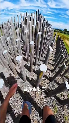 She Climbed the Giant Iron Rod… And Got Stuck at the Top! 😱🪜😂