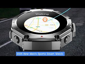 2025 New Men’s Sports Smart Watch | GPS, AMOLED, Heart Rate, NFC & Waterproof Features