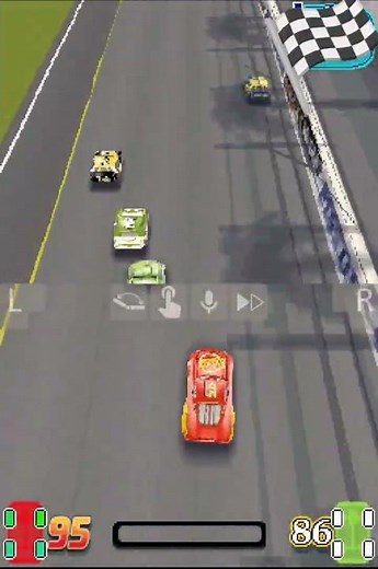 Cars (2006): nintendo DS Rayó McQueen⚡ VS Chick (carreras).