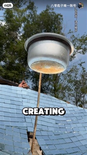 ☀️ He Turned an Old TV Dish Into a Solar Cooker!