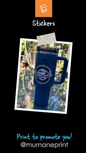 Print Business creating uniforms & promo products @murnaneprint on Instagram: "This is not a sticker! It’s UV print. The design can be printed directly onto a product or on a transfer sheet to apply. Using UV‑curable inks, these are not a vinyl or paper label. What UV print actually is • UV printing is a digital process where specially formulated ink is jetted onto the surface and instantly cured (hardened) with ultraviolet light. The ink is harden under UV, forming a solid, slightly raised prin