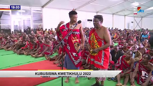 HIS MAJESTY KING MSWATI III has been presented with King Maloyi III