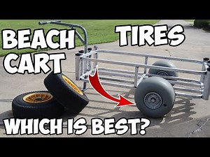 You MUST Put These TIRES On Your BEACH CART! Beach Cart Tire Comparison (Wheeleez)