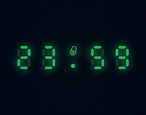 E1234 - Free Font by GGBotNet