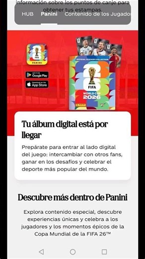 YA VIENE EL ÁLBUM VIRTUAL DE LA COPA MUNDIAL UNITED 2026 | PANINI STICKER ALBUM