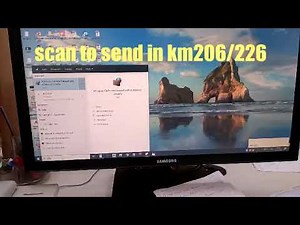 Scan to send folder creation in konica Minolta bizhub 206/226-PMC