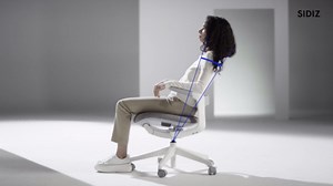 Amazon.com: SIDIZ T25 Petite Ergonomic Office Chair : Home Office Desk Chair for Petite Women (4' 9" or Over), Adjustable Seat Height, Weight-Activated Auto Fit Tilt, Gaming Chair (White Mesh, Bright Blue Seat) : Home & Kitchen