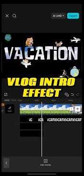 Episode 27: Create this Vlog Inteo Effect #capcut #vlog #travel