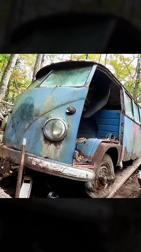 Restoring a Classic VW Bus Buried in Earth