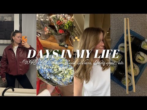 WORK DAYS IN MY LIFE 👩🏼‍💻 WFH, At Home Workouts, Big Booktok News, Hair Appt., Fashion Pass & More!