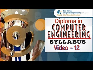 Diploma In Computer Engineering Syllabus || DSEU SYLLABUS