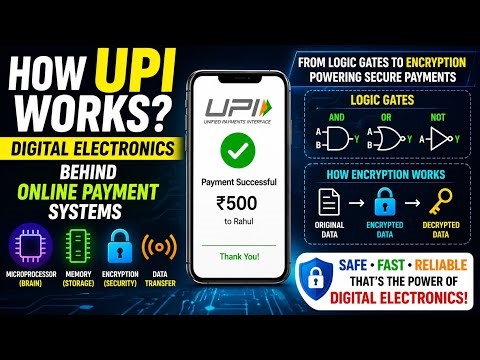How UPI Works | Digital Electronics Behind Secure Online Payments Explained