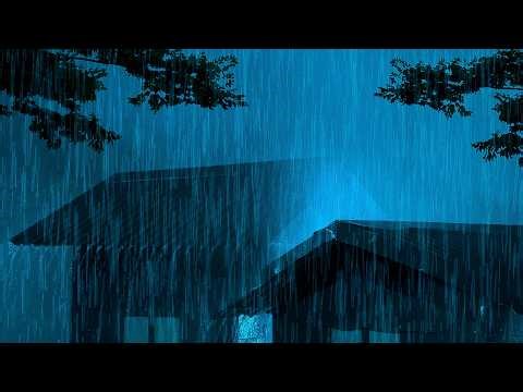 Fall Asleep in 3 Minutes 😴 Torrential Rain on Metal Roof & Powerful Thunderstorm for Deep Sleep