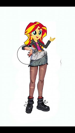 Who’s next? MLP Equestria Girls Sunset Shimmer Art in My Style