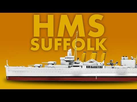 Airfix HMS Suffolk | The Cruiser That Found Bismarck