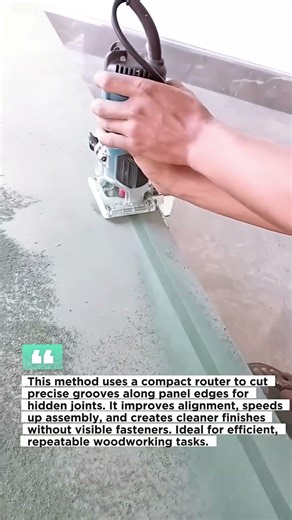 This Router Trick Cuts Perfect Hidden Grooves in Seconds!