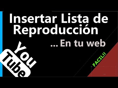 Insertar listas de reproducción en una página web ✅