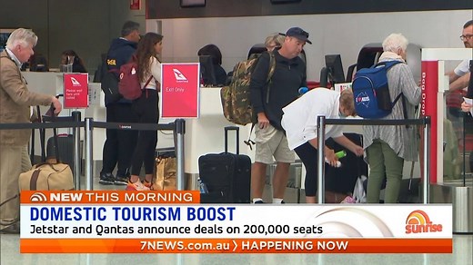 PACK YOUR BAGS! Jetstar Australia has launched a Friday flash sale with domestic fares as low as $19 in a bid to get us travelling again ✈️ Book tickets here: https://7news.link/2N9Fn3p | Sunrise