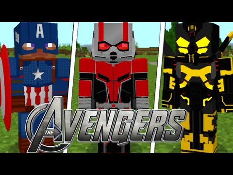 AVENGERS mod UPDATE for Minecraft Bedrock