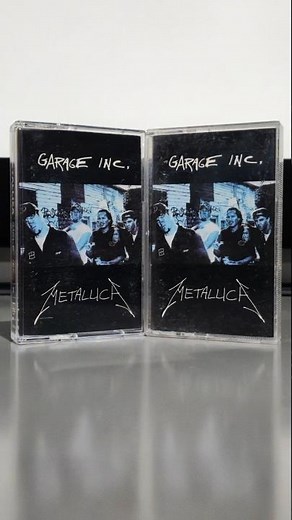 Metallica - Garage Inc (Double Cassette, 1998) #metallica #metal #cassette #music #rock #shorts