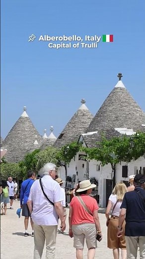 🇮🇹 Alberobello, Italy – Scenic Village Walk